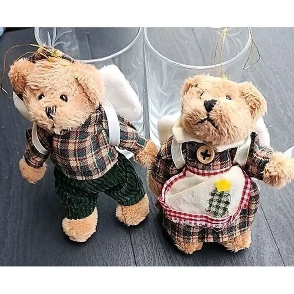 Lillian‎ Vernon Christmas holiday Girl&Boy Angel Ornament 2